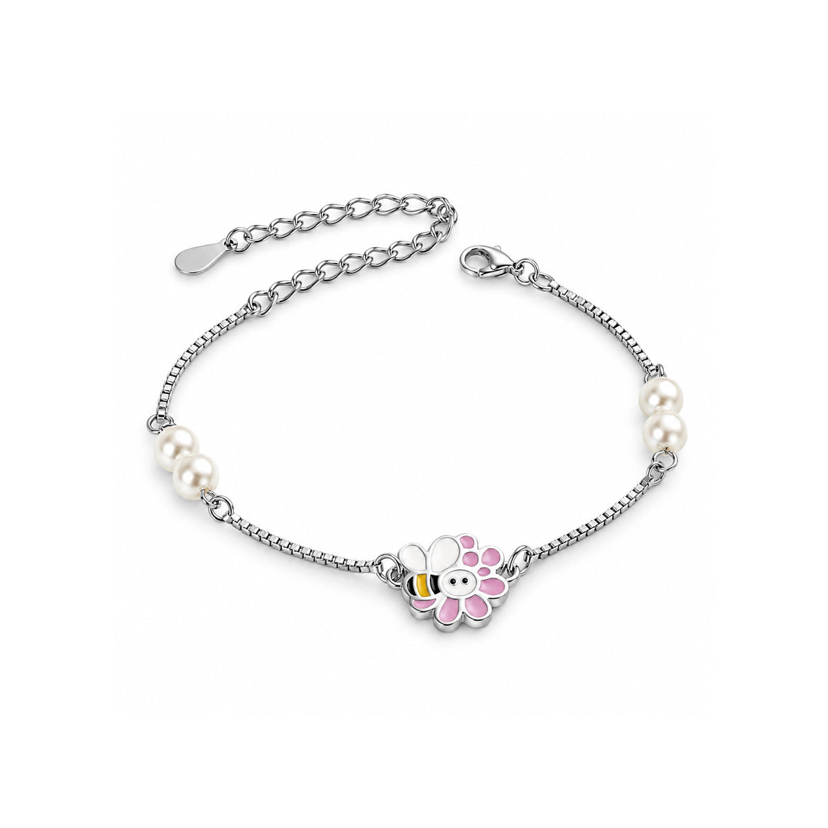 Bee And Flower Baby Bracelet