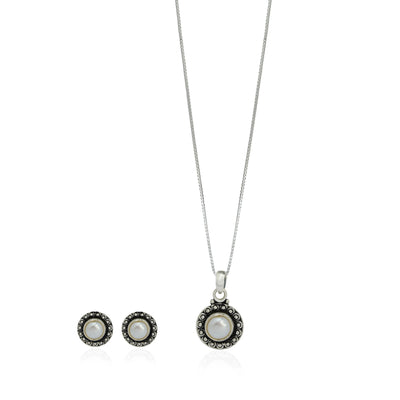 Shrungari Chain And Pendant Set