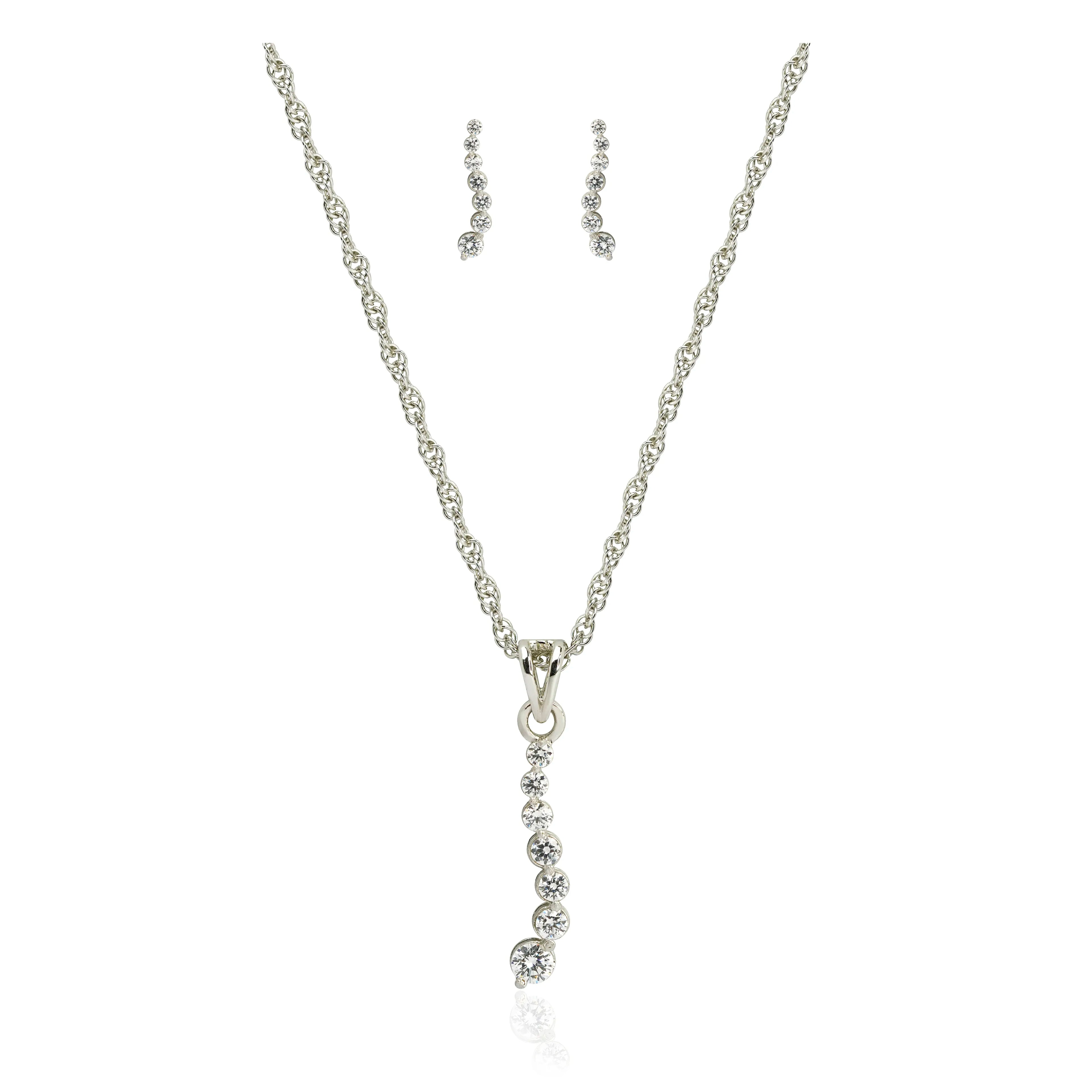 PrabhaPhool Pendant Set