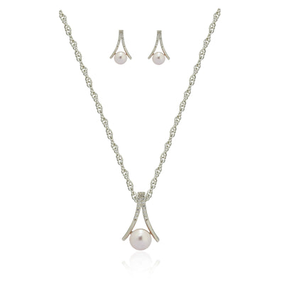 Nabhya Chain And Pendant Set