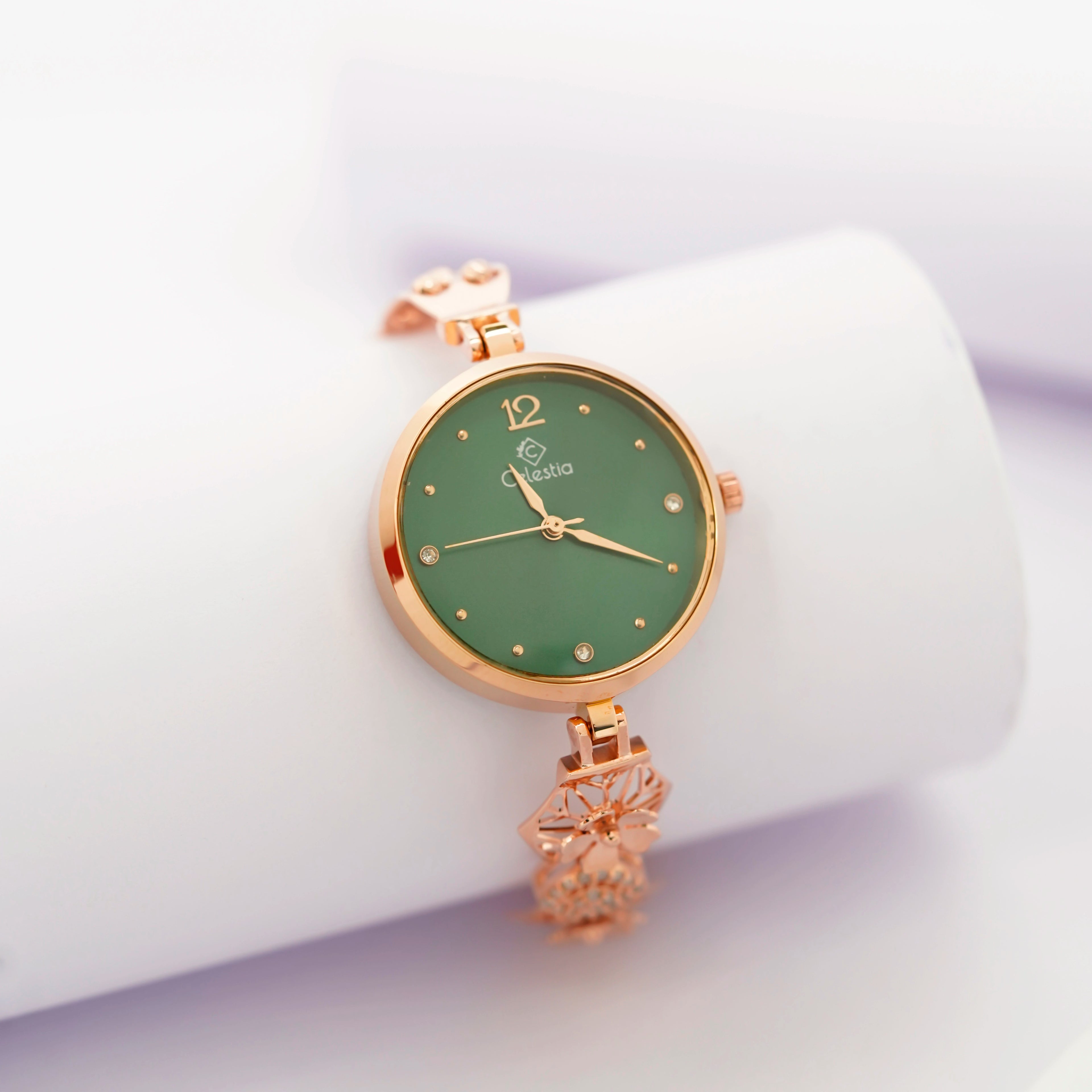 Dhruvi Silver Watch