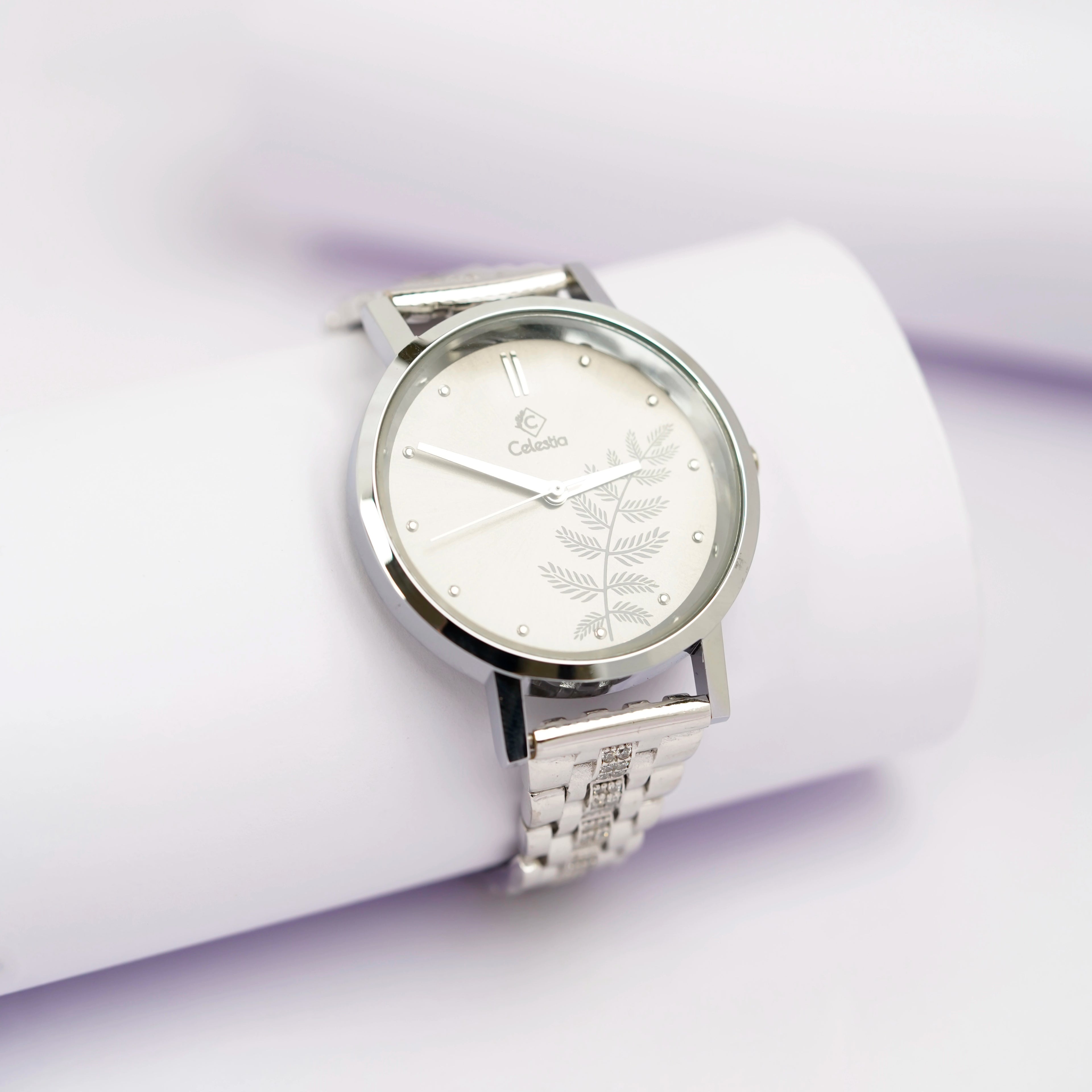 Shubhram Silver Watch