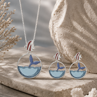 Sagarika Pendant Set
