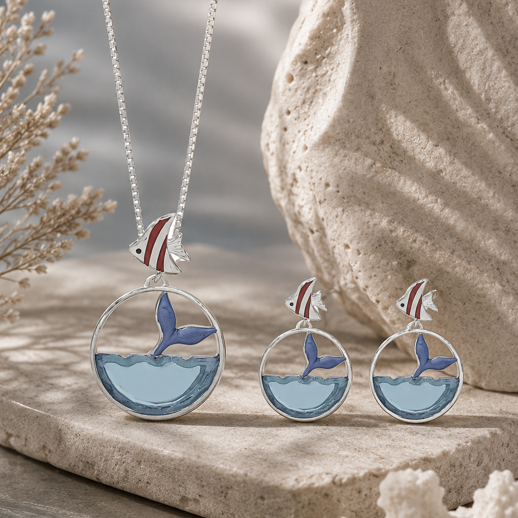 Sagarika Pendant Set