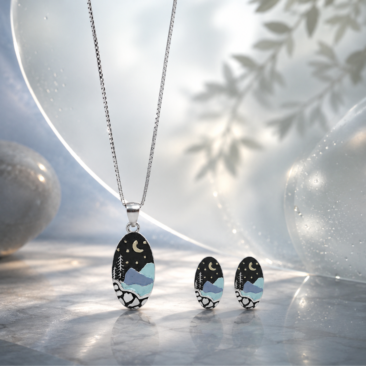 Moonlit Grove Pendant Set
