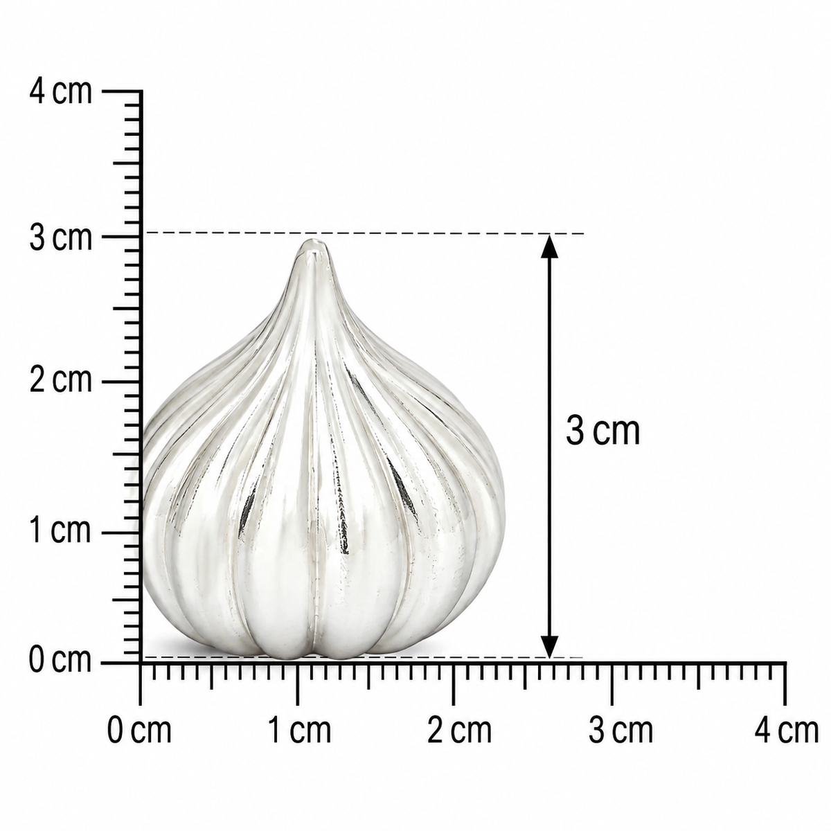 Pure Silver Modak {Medium}