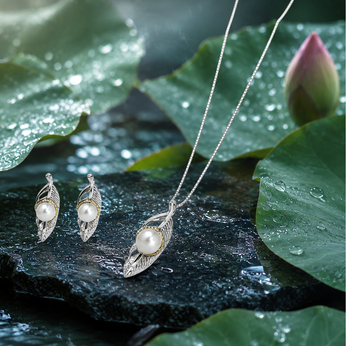 Aavya  Pendant Set