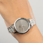 Shubhram Silver Watch