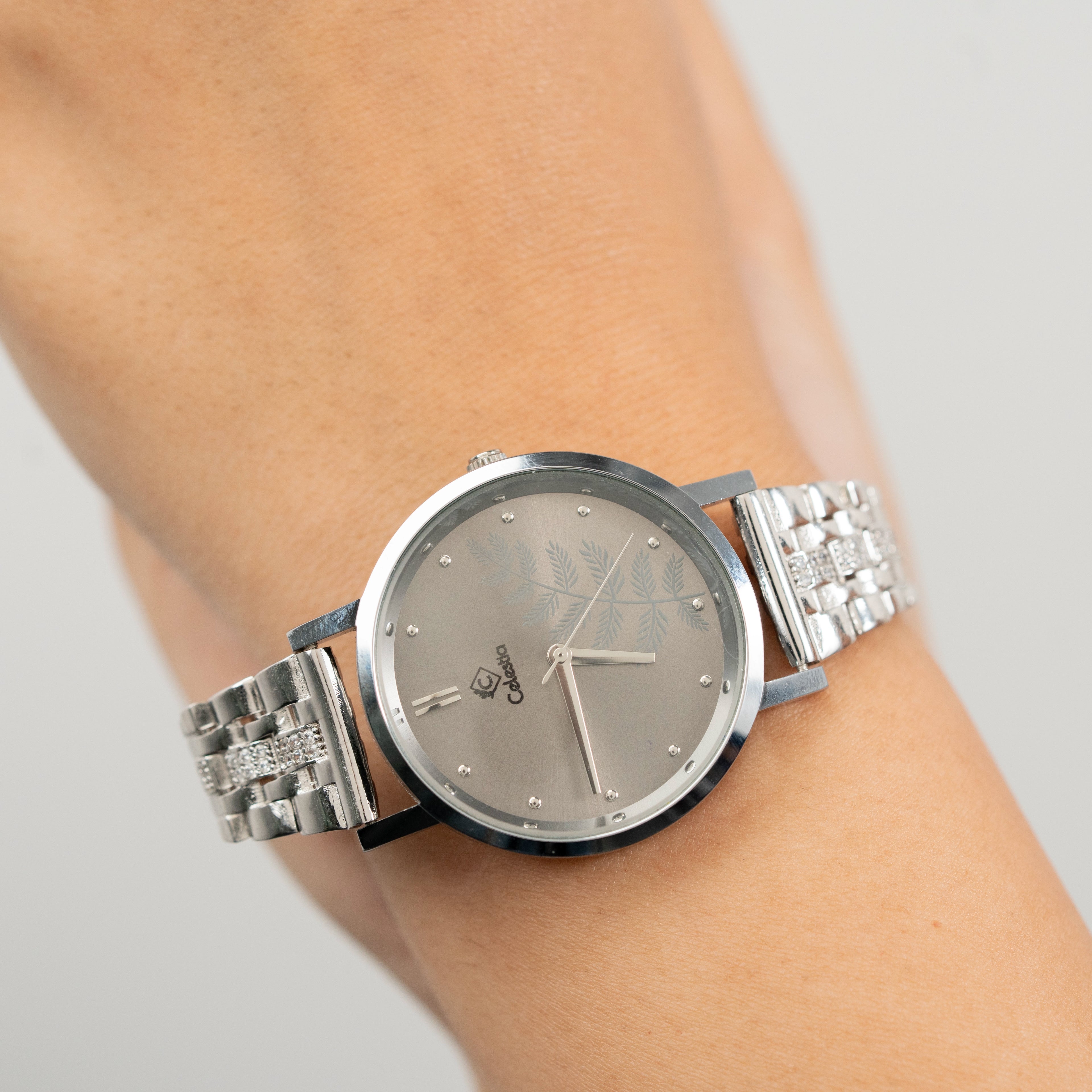 Shubhram Silver Watch