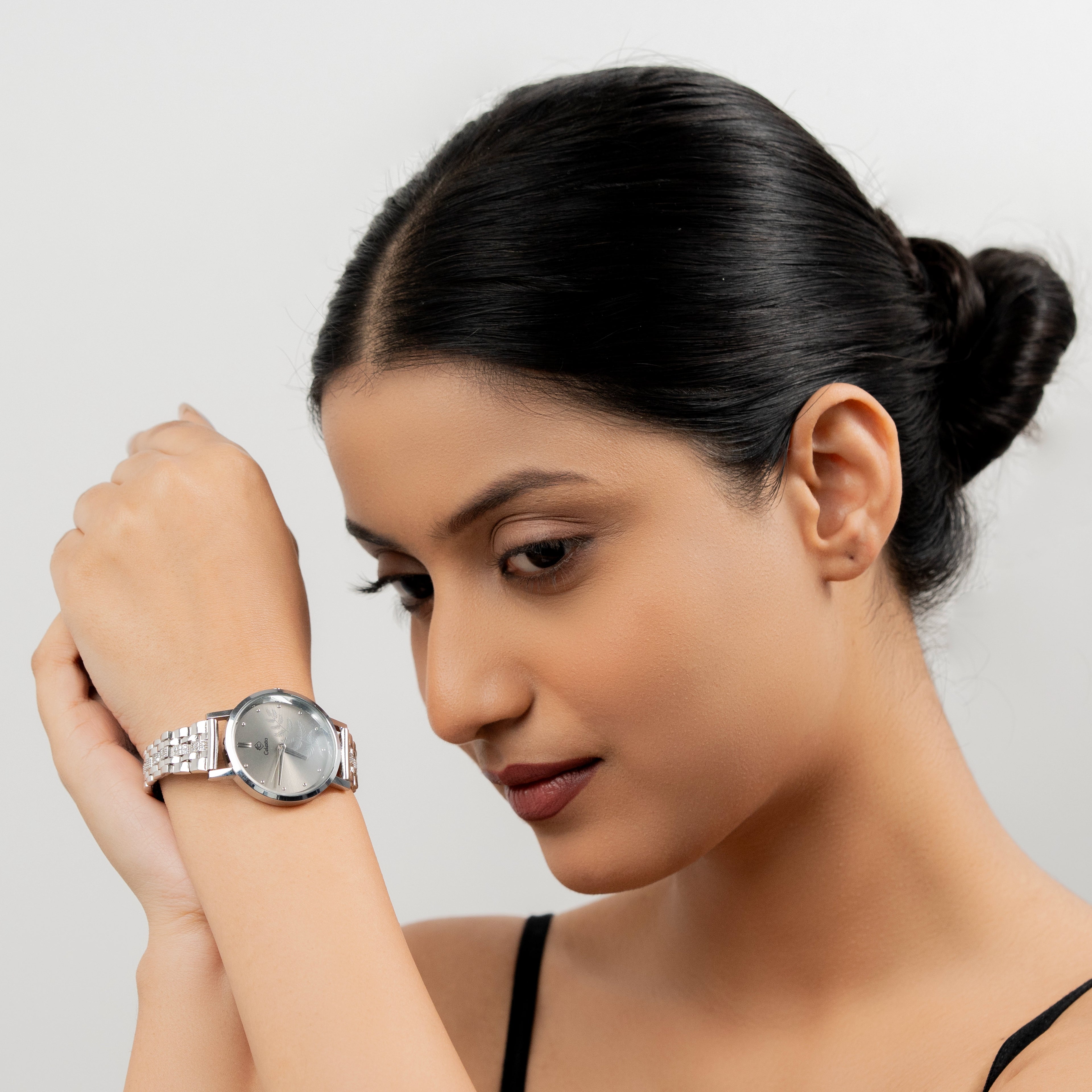 Shubhram Silver Watch