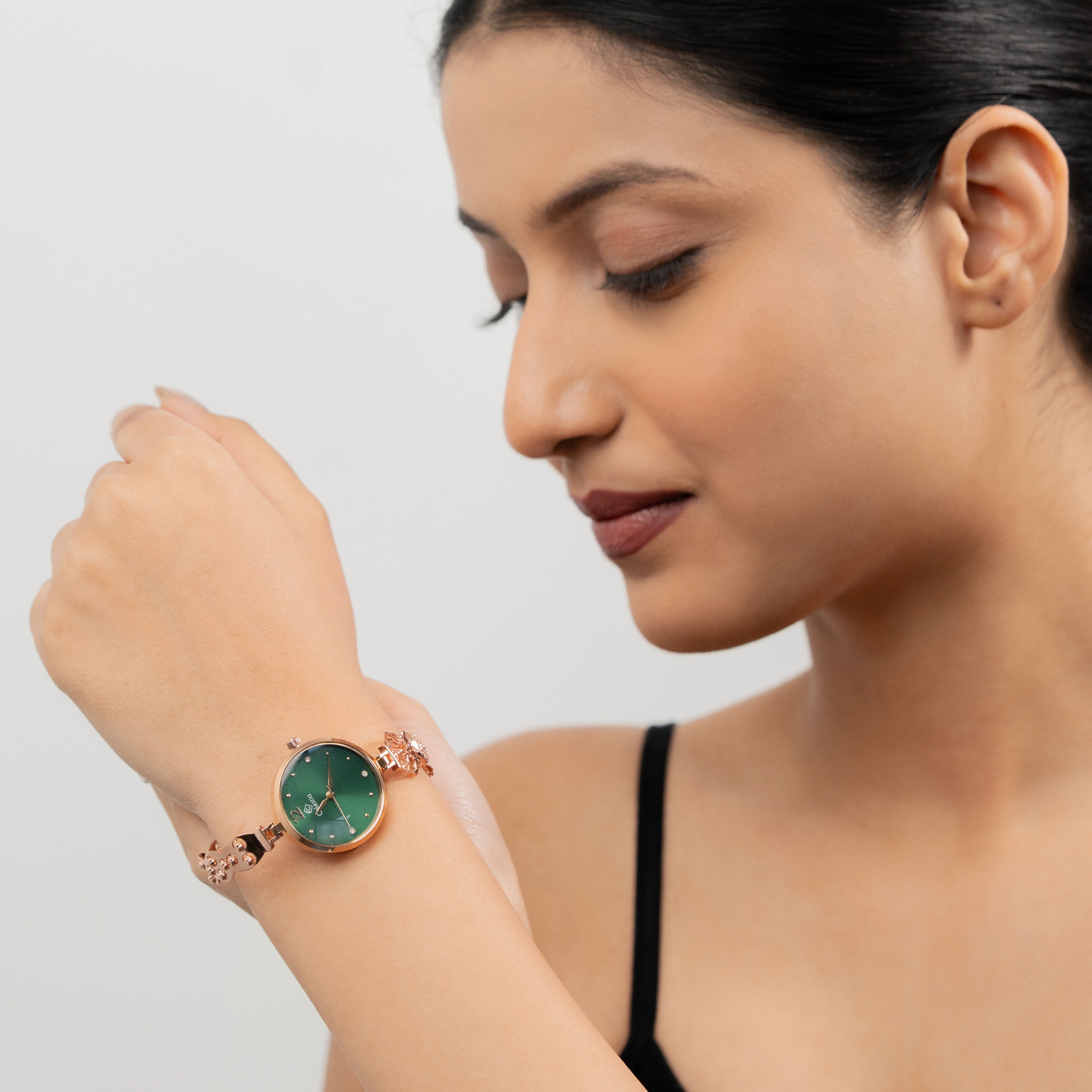 Dhruvi Silver Watch