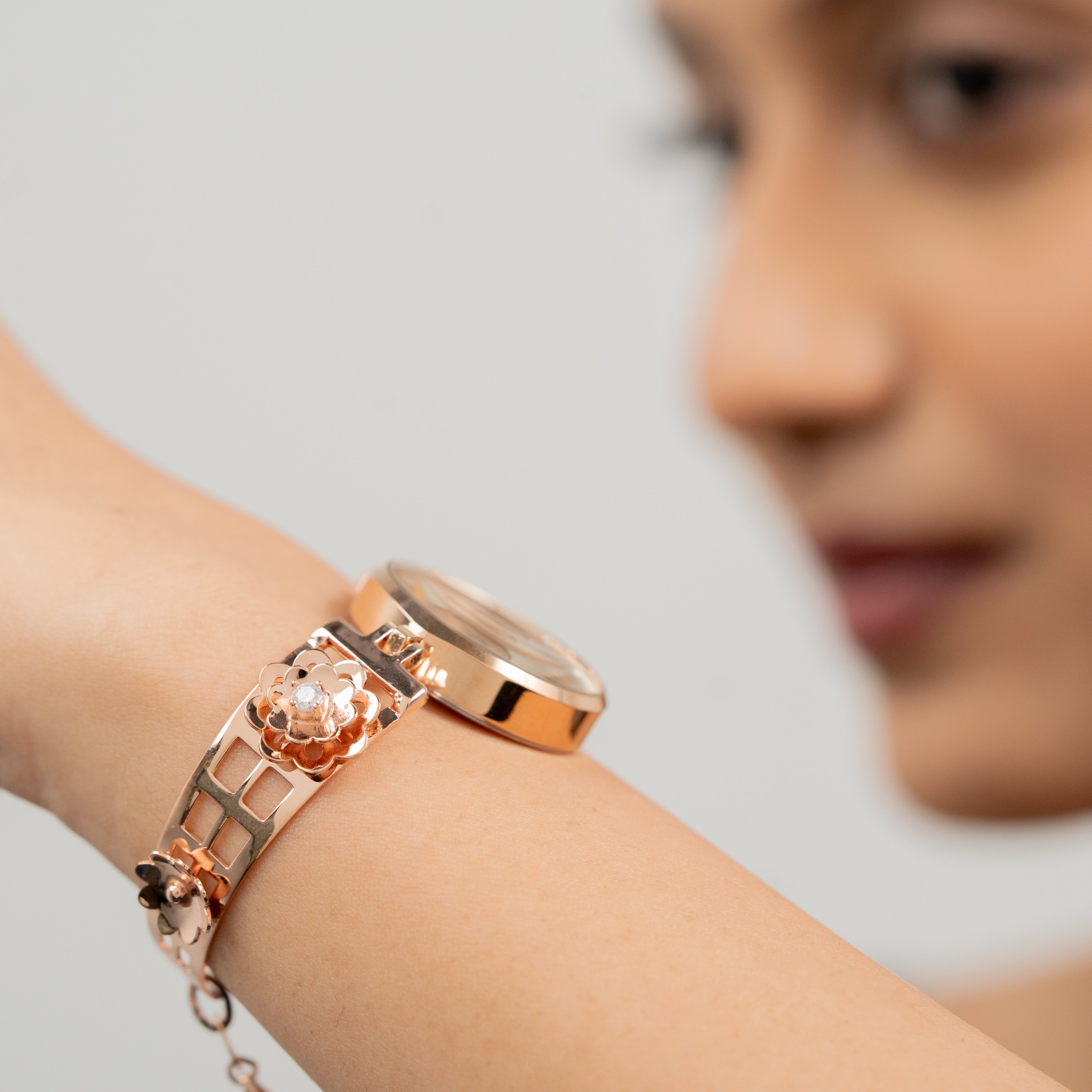 Chandravi Silver Watch