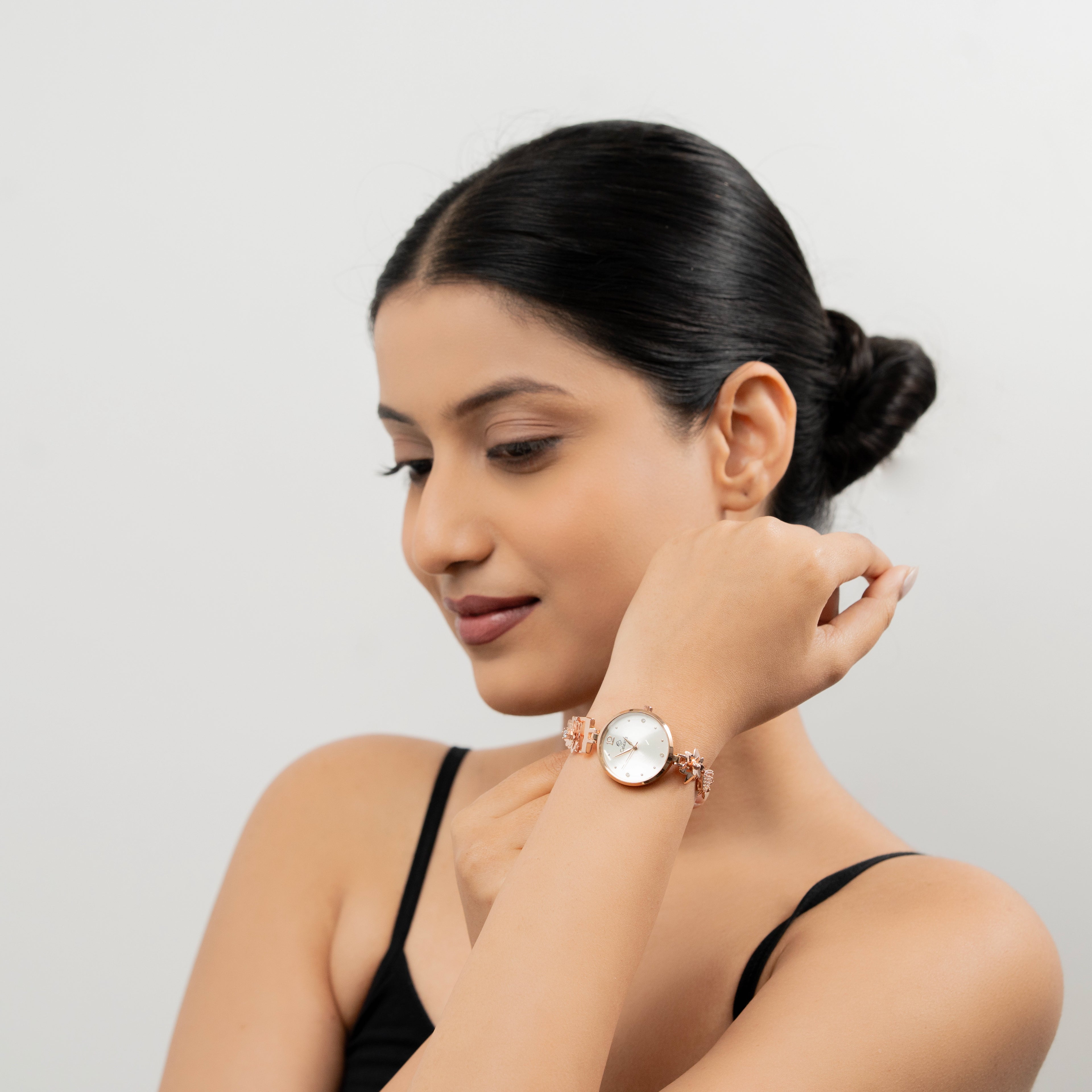 Chandravi Silver Watch