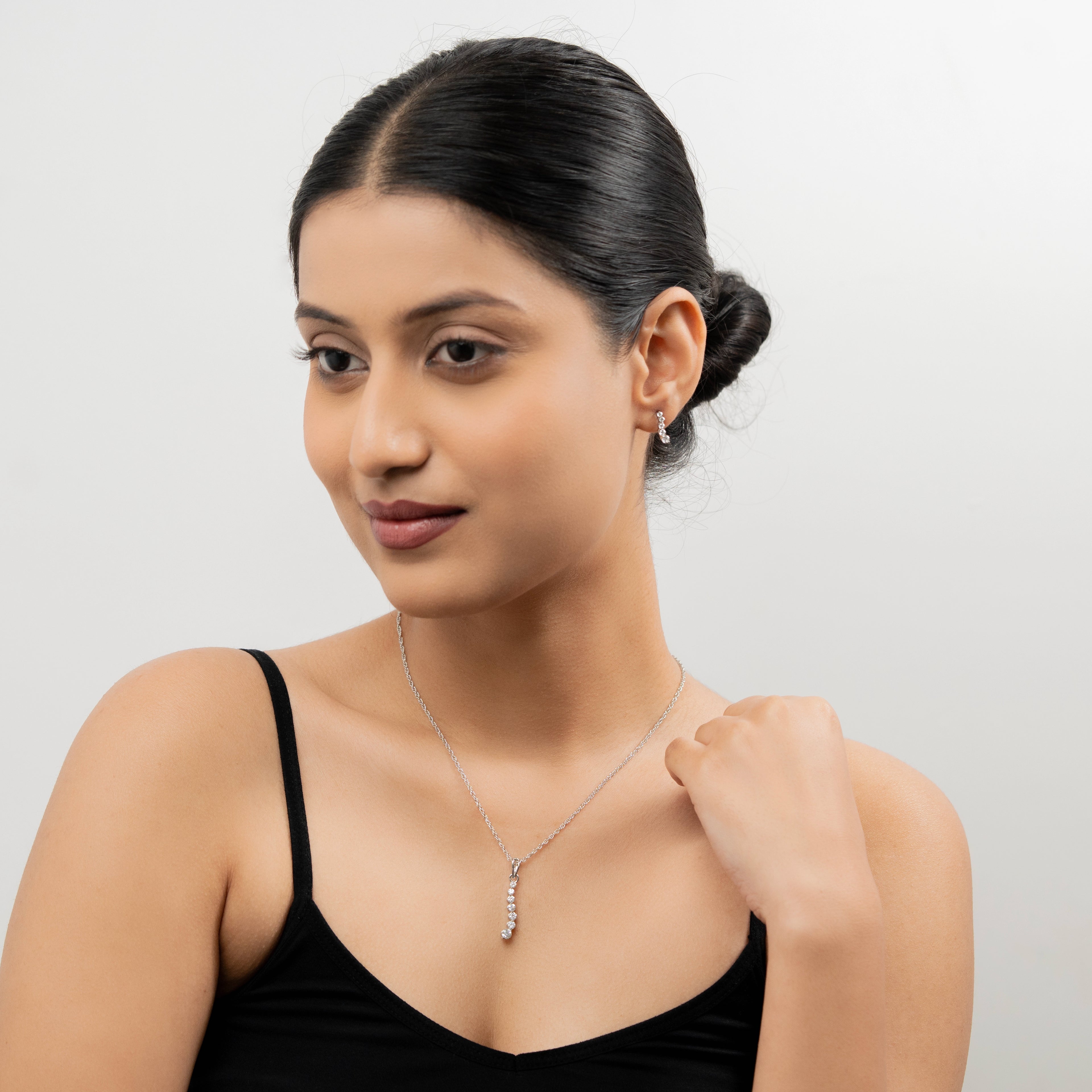 PrabhaPhool Pendant Set
