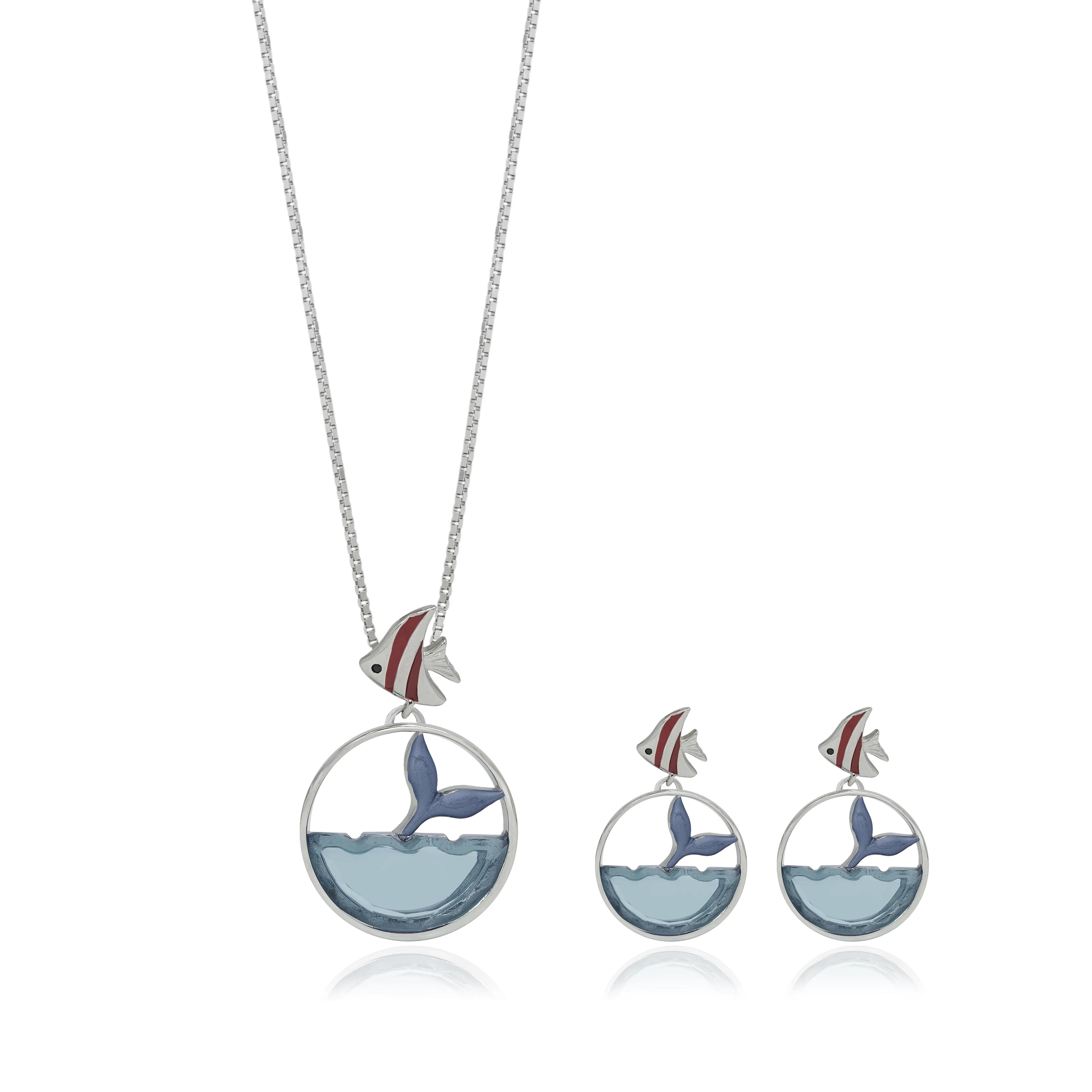 Sagarika Pendant Set