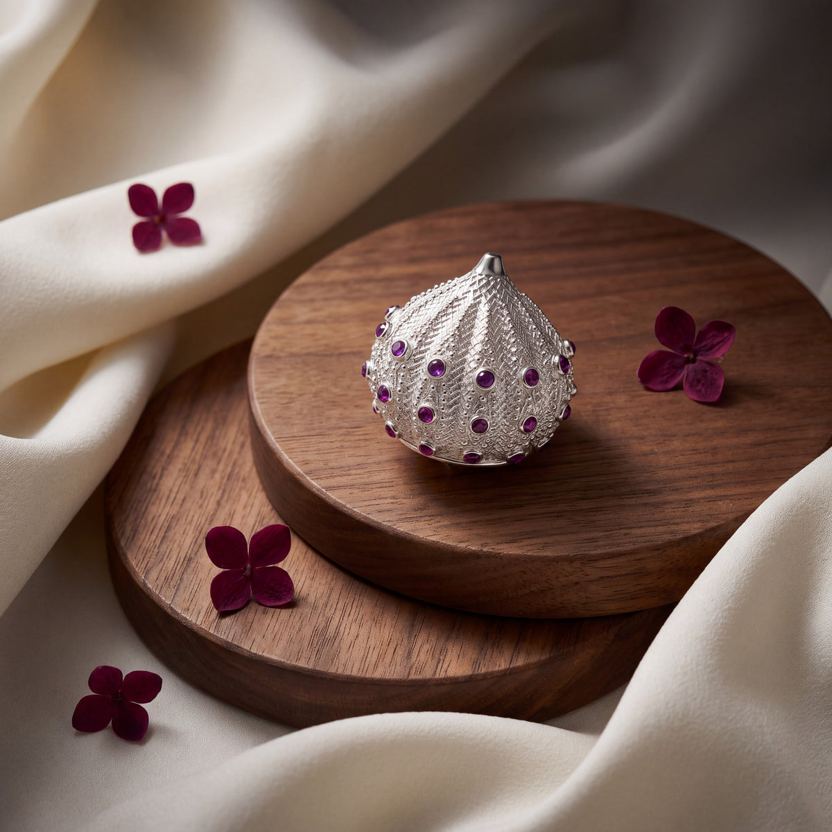 Silver Decorative Modak{Large}