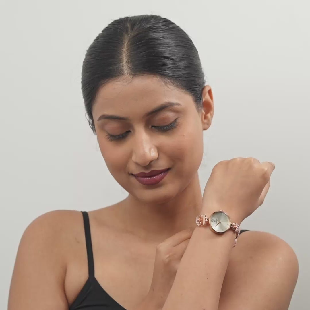 Chandravi Silver Watch