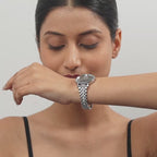 Shubhram Silver Watch